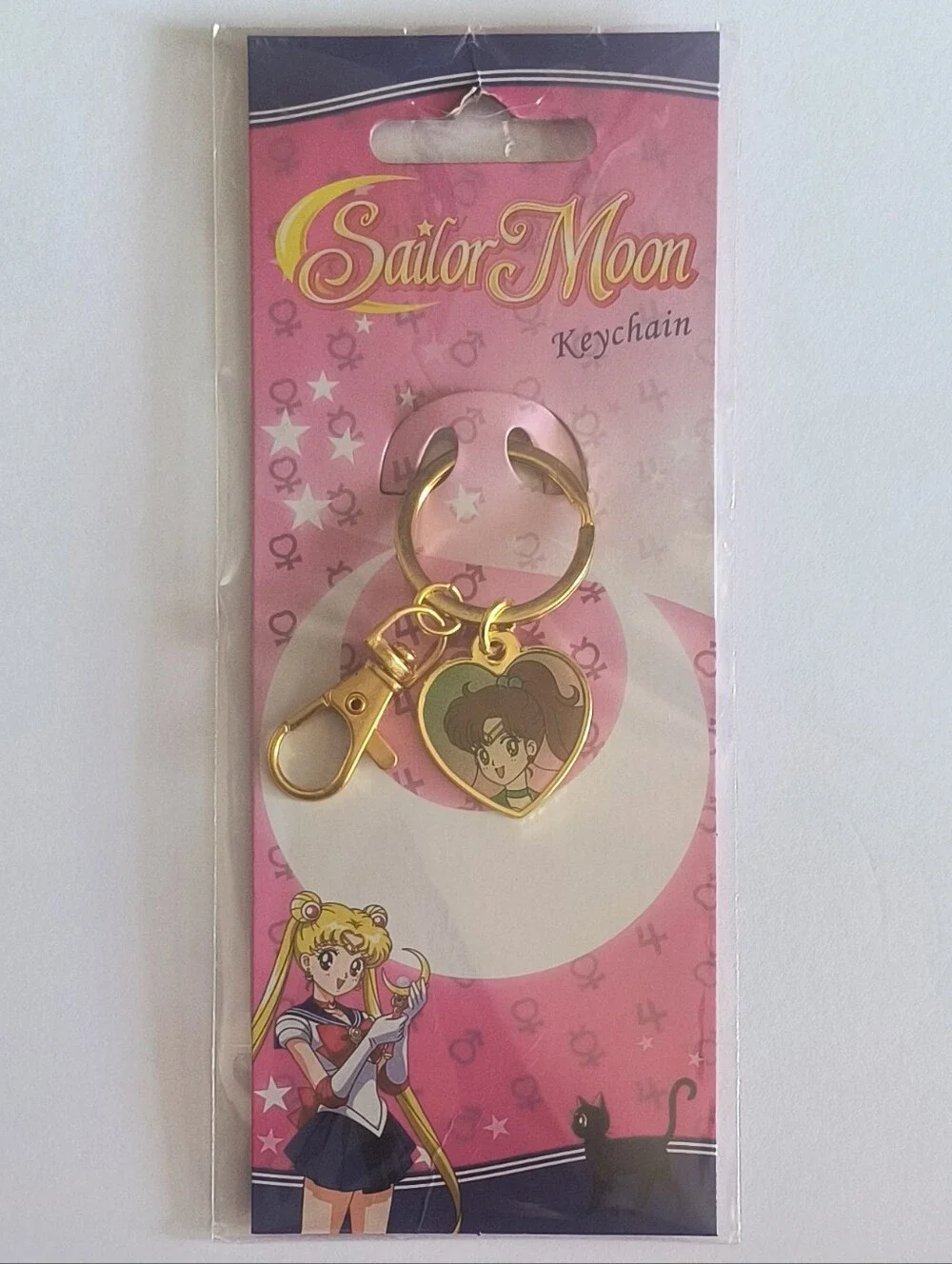Sailor Moon Sailor Jupiter Heart Charm Keychain